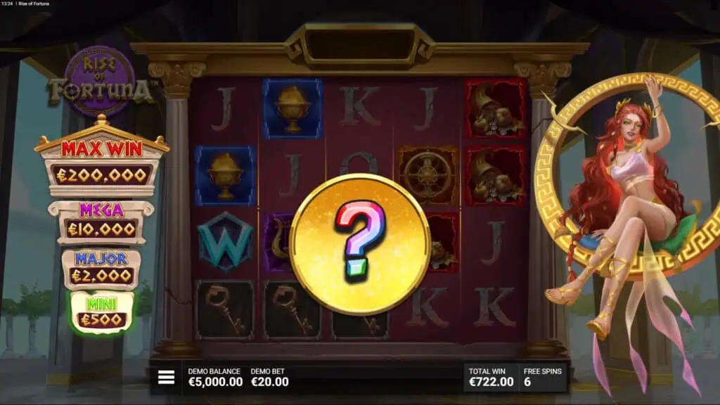 Rise of Fortuna slot feature mystery