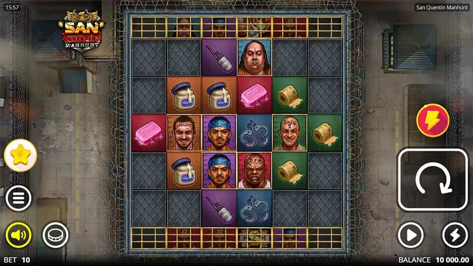 San Quentin Manhunt slot game preview