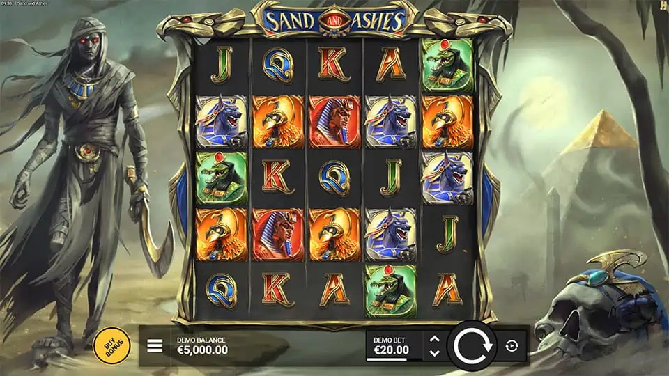 Sand and Ashes slot game preview