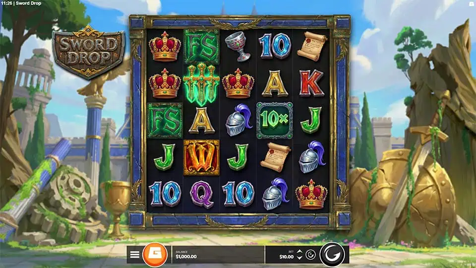 Sword Drop slot game preview