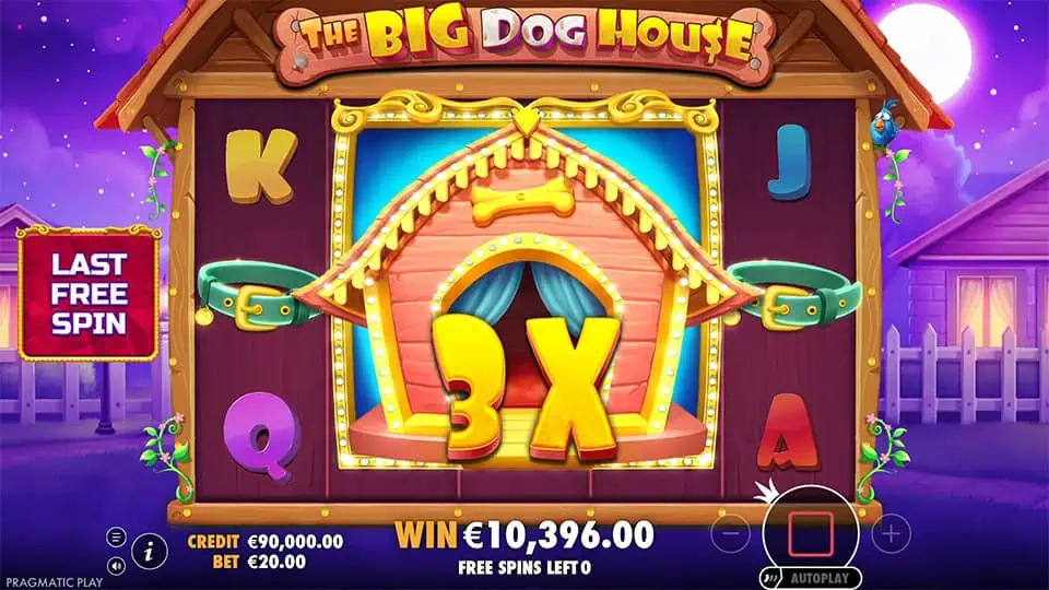 The Big Dog House slot feature big dog house