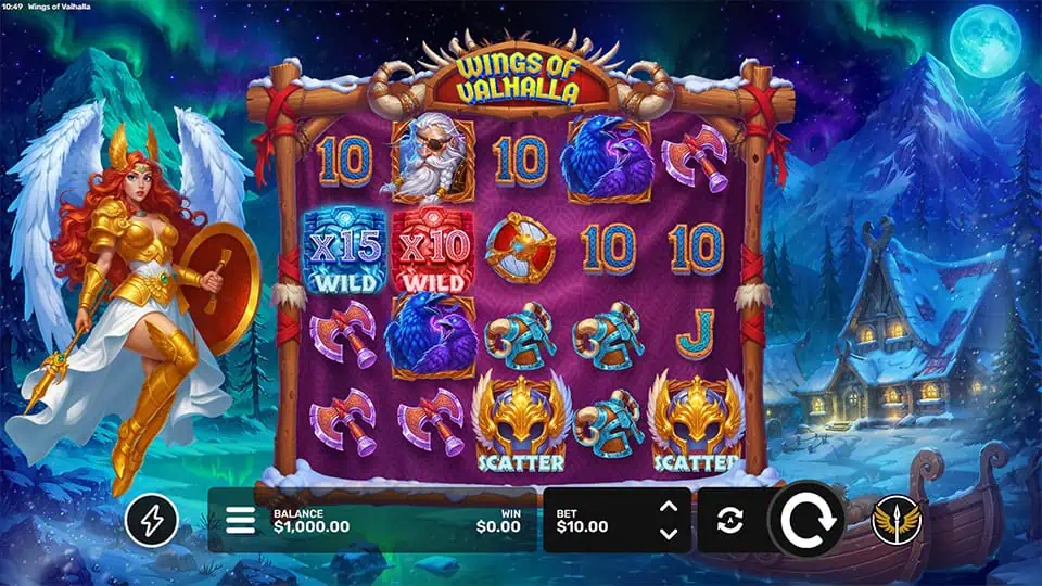 Wings of Valhalla slot game preview