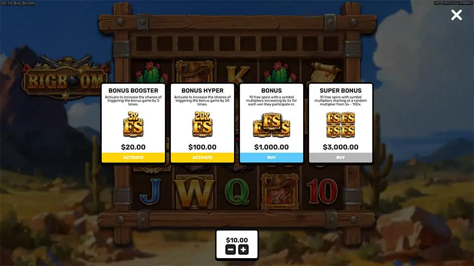 Big Boom slot bonus buy