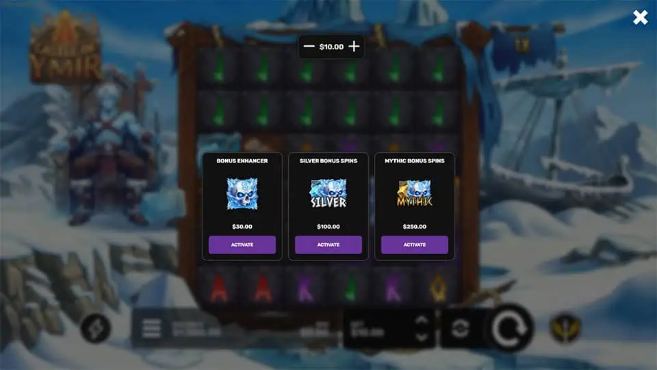 Castle of Ymir slot bonus buy
