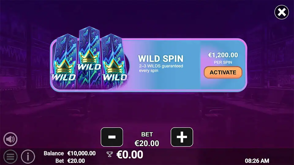 Crypto Crown 20 slot bonus buy