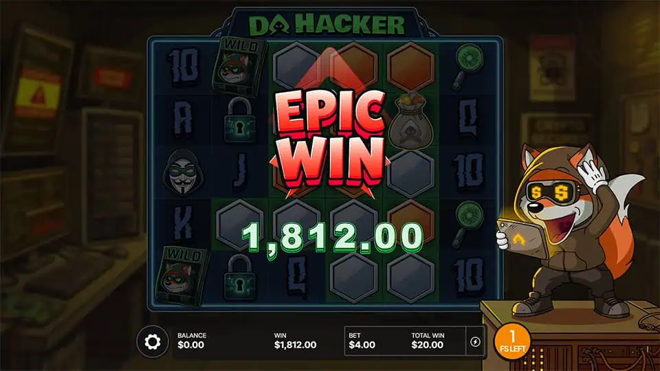 Da Hacker slot big win