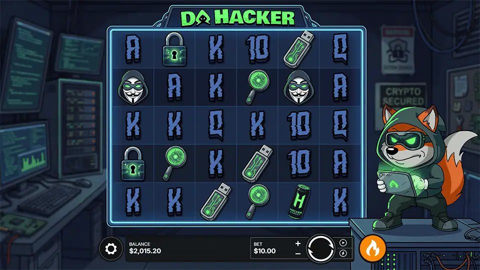 Da Hacker slot game preview