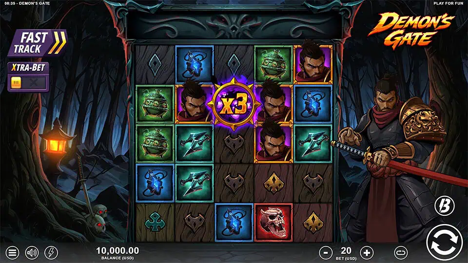 Demons Gate slot game preview