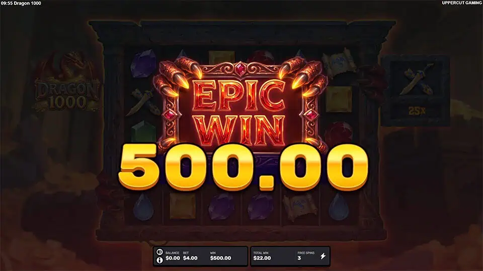Dragon 1000 slot big win