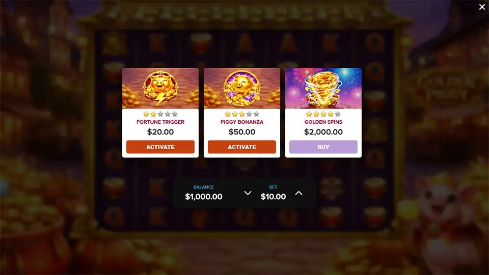 Golden Piggy slot bonus buy