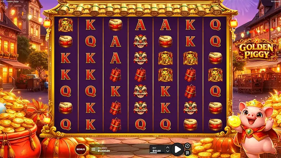 Golden Piggy slot game preview