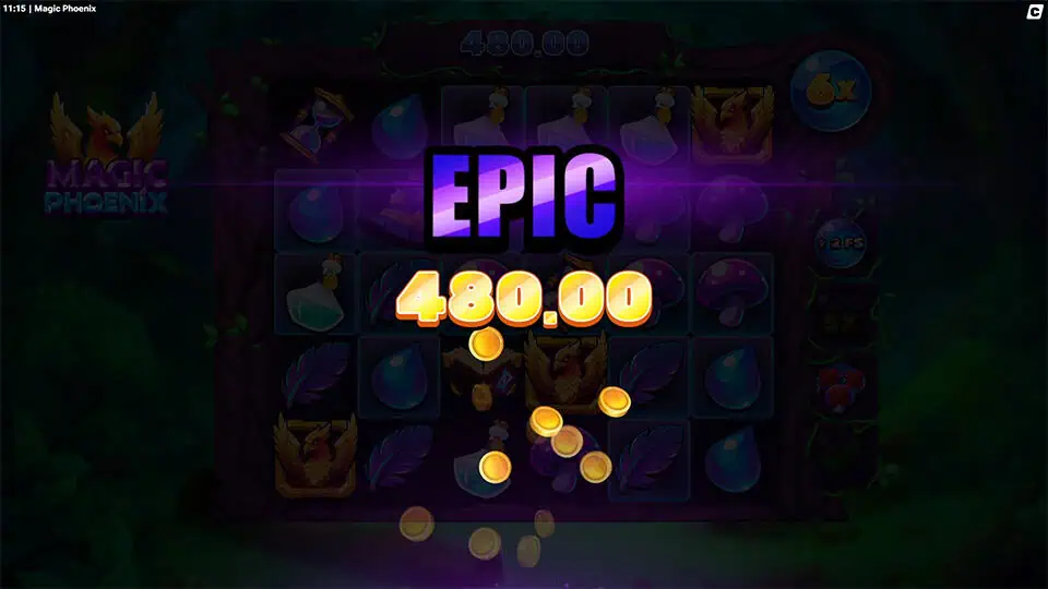 Magic Phoenix slot big win