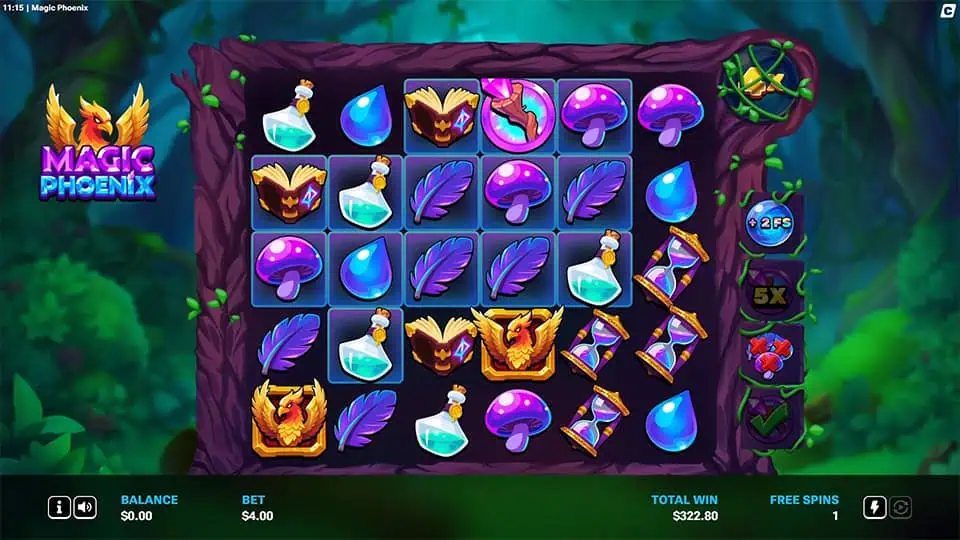 Magic Phoenix slot feature wand