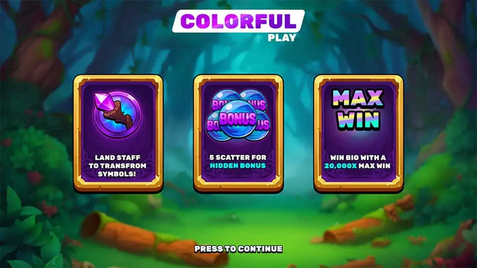 Magic Phoenix slot intro screen