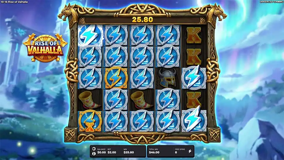 Rise of Valhalla slot feature hammer 1