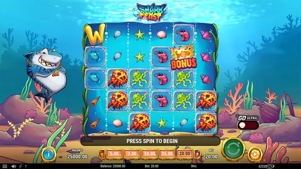 Shark Feast slot game preview