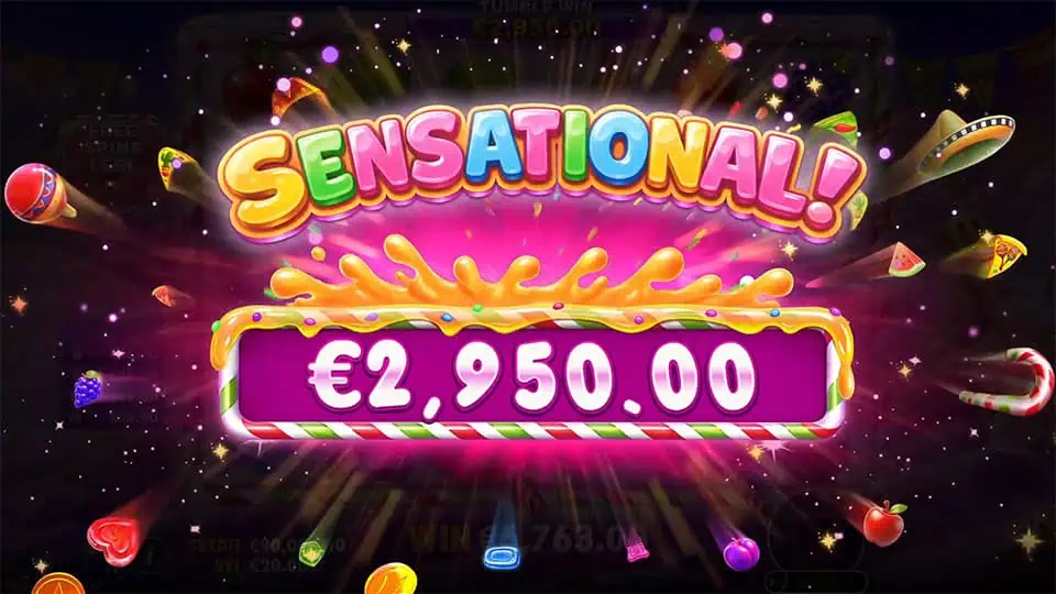 Sweet Fiesta 1000 slot big win