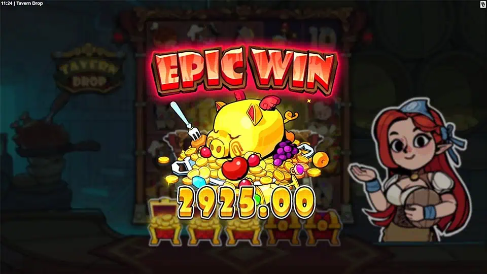 Tavern Drop slot big win