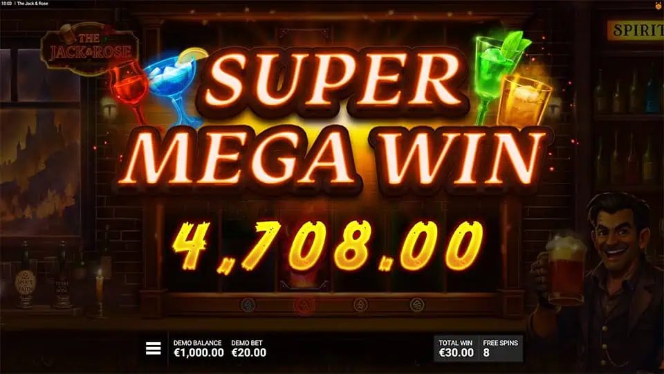 The Jack Rose slot big win