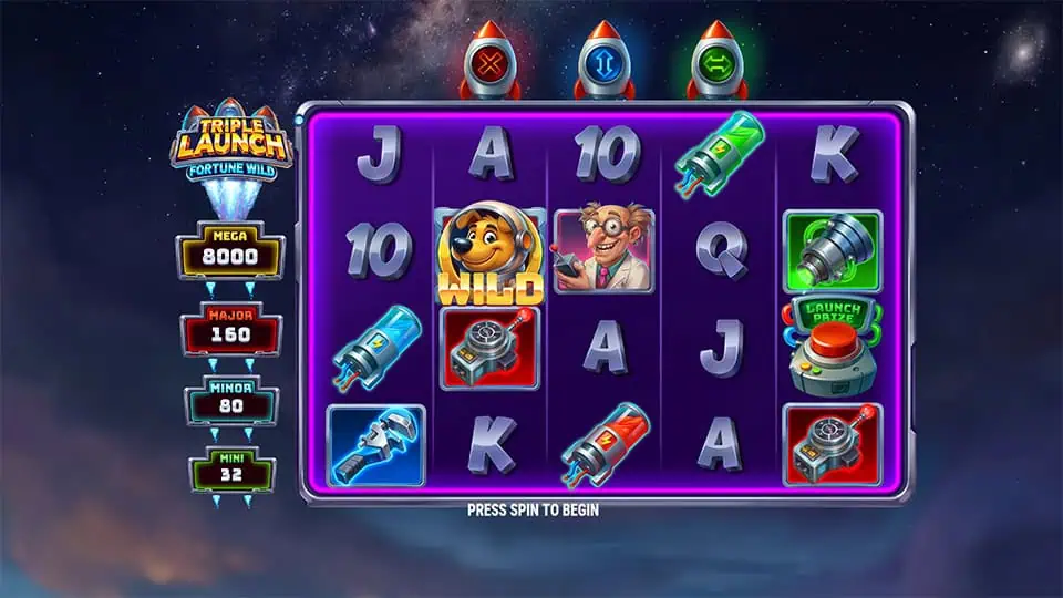 Triple Launch Fortune Wild slot game preview