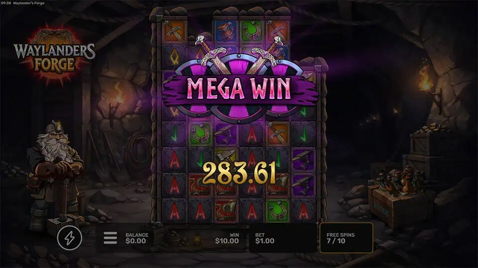 Waylanders Forge slot big win
