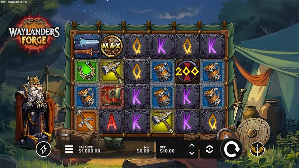 Waylanders Forge slot game preview