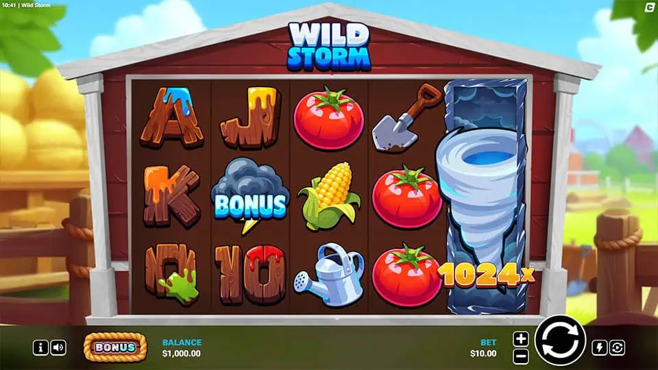Wild Storm slot game preview