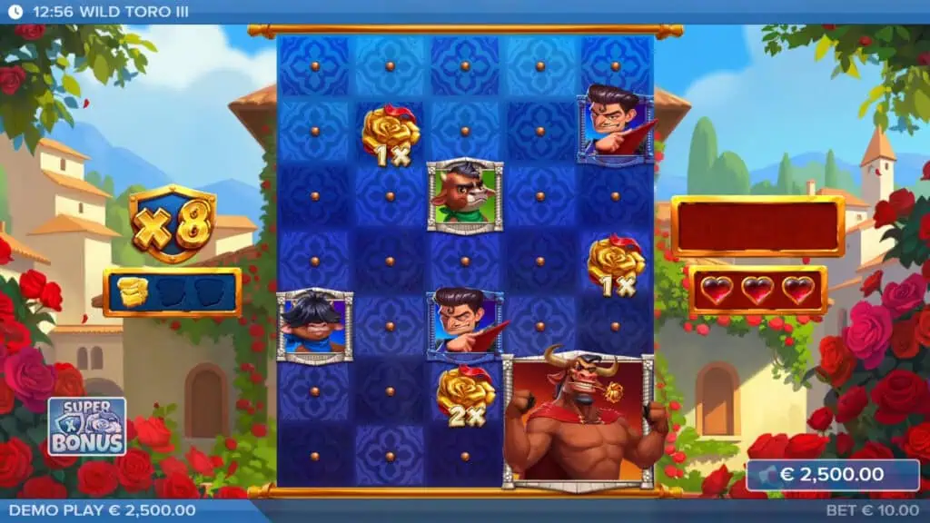 Wild Toro 3 slot feature toritos