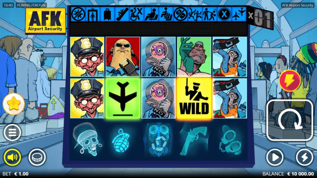 Nolimit city afk airport security game preview