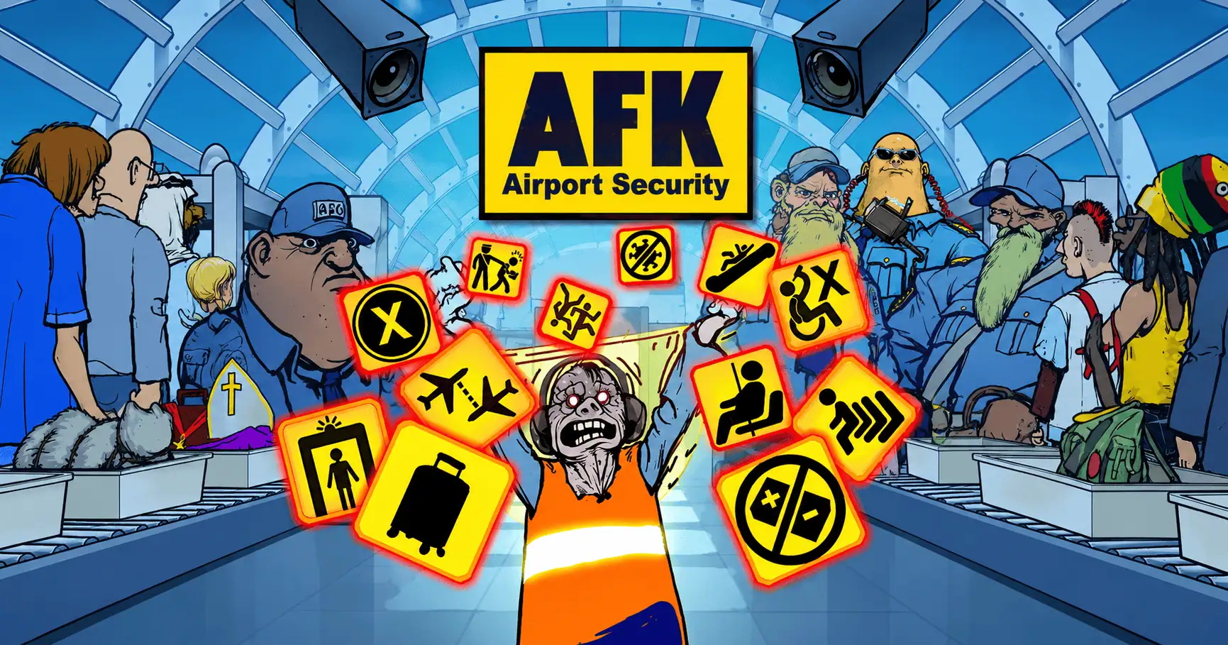AFK Airport Security Slot Free Play by NoLimit City slot cover image