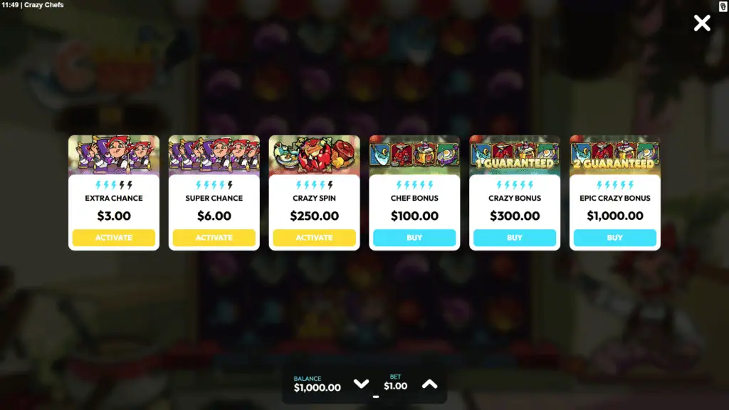 Paperclip crazy chef bonus buy