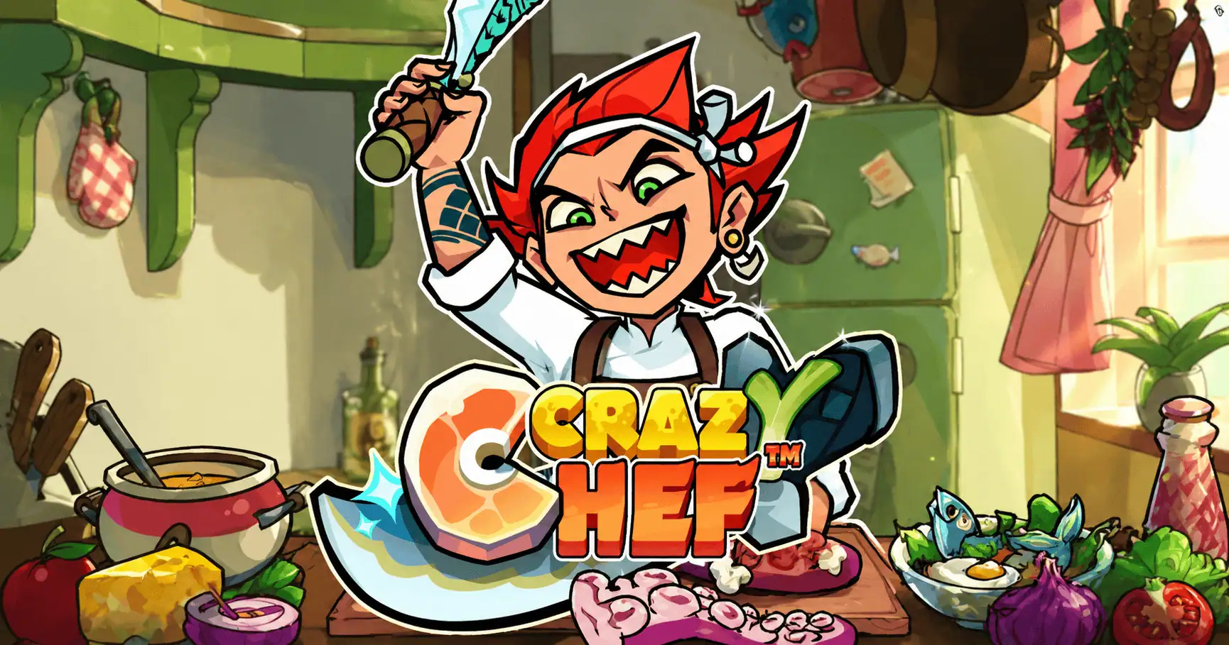 Crazy Chef Slot by Paperclip Gaming Free Play slot cover image