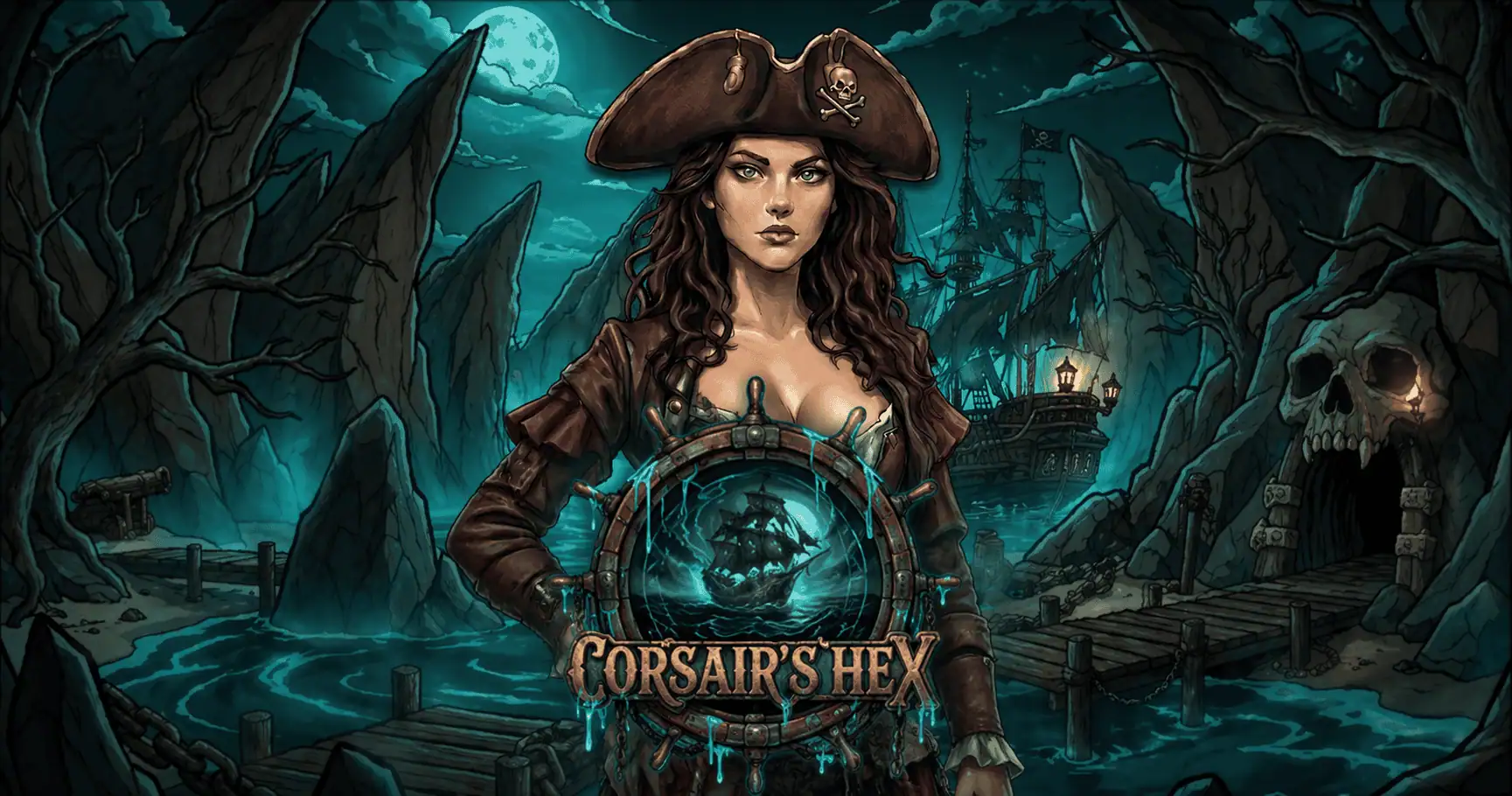 Corsairs Hex Slot by 0daygames Demo slot cover image