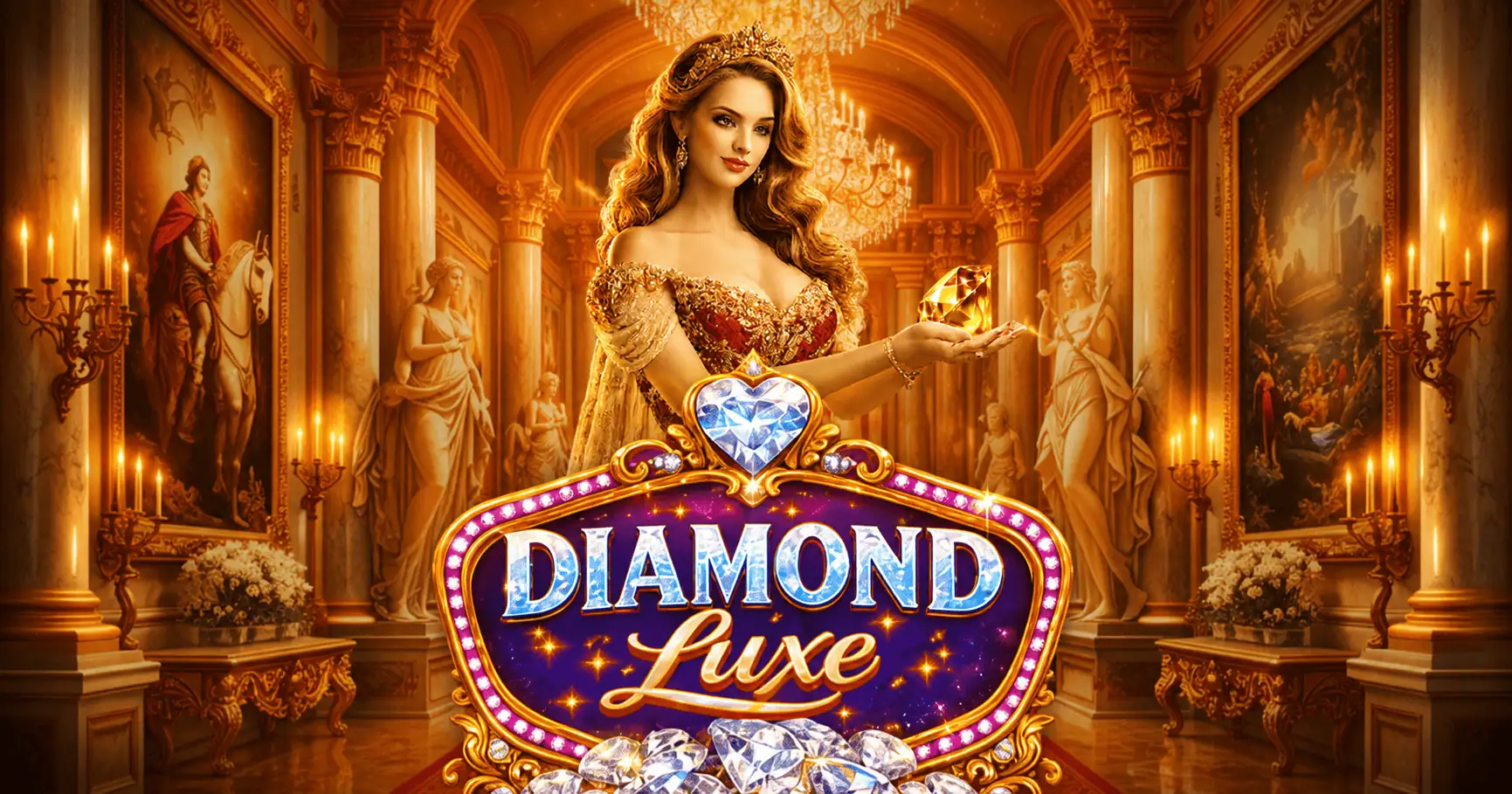 Diamond Luxe Slot Demo by 18 Gaming slot cover image