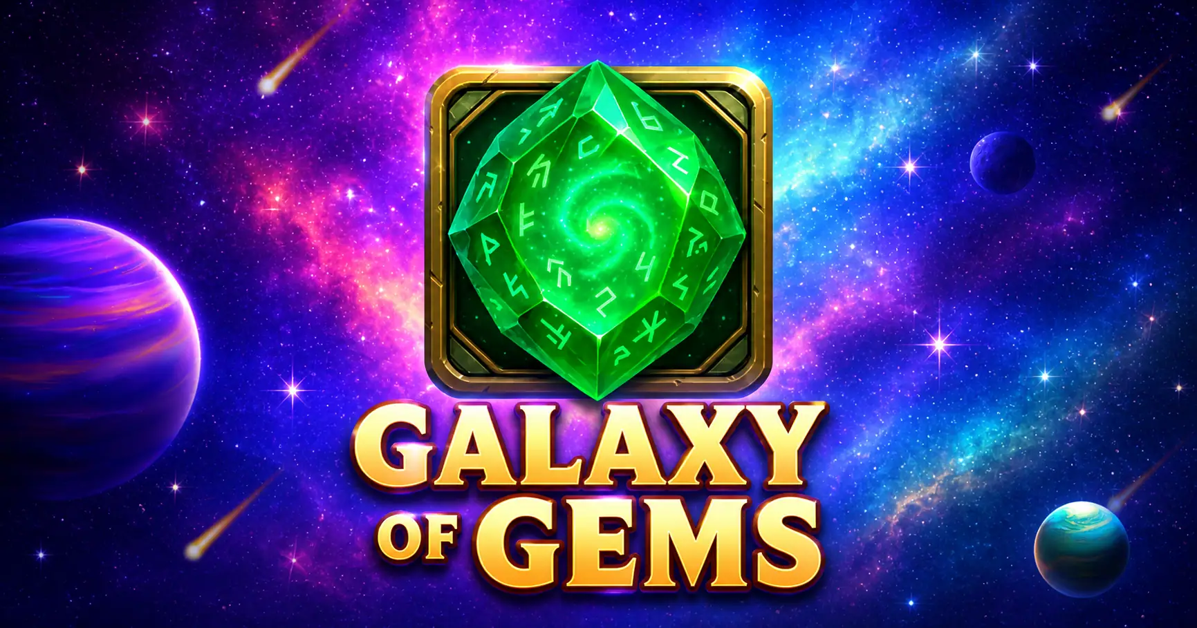 Galaxy of Gems Slot Demo by 18 Gaming slot cover image
