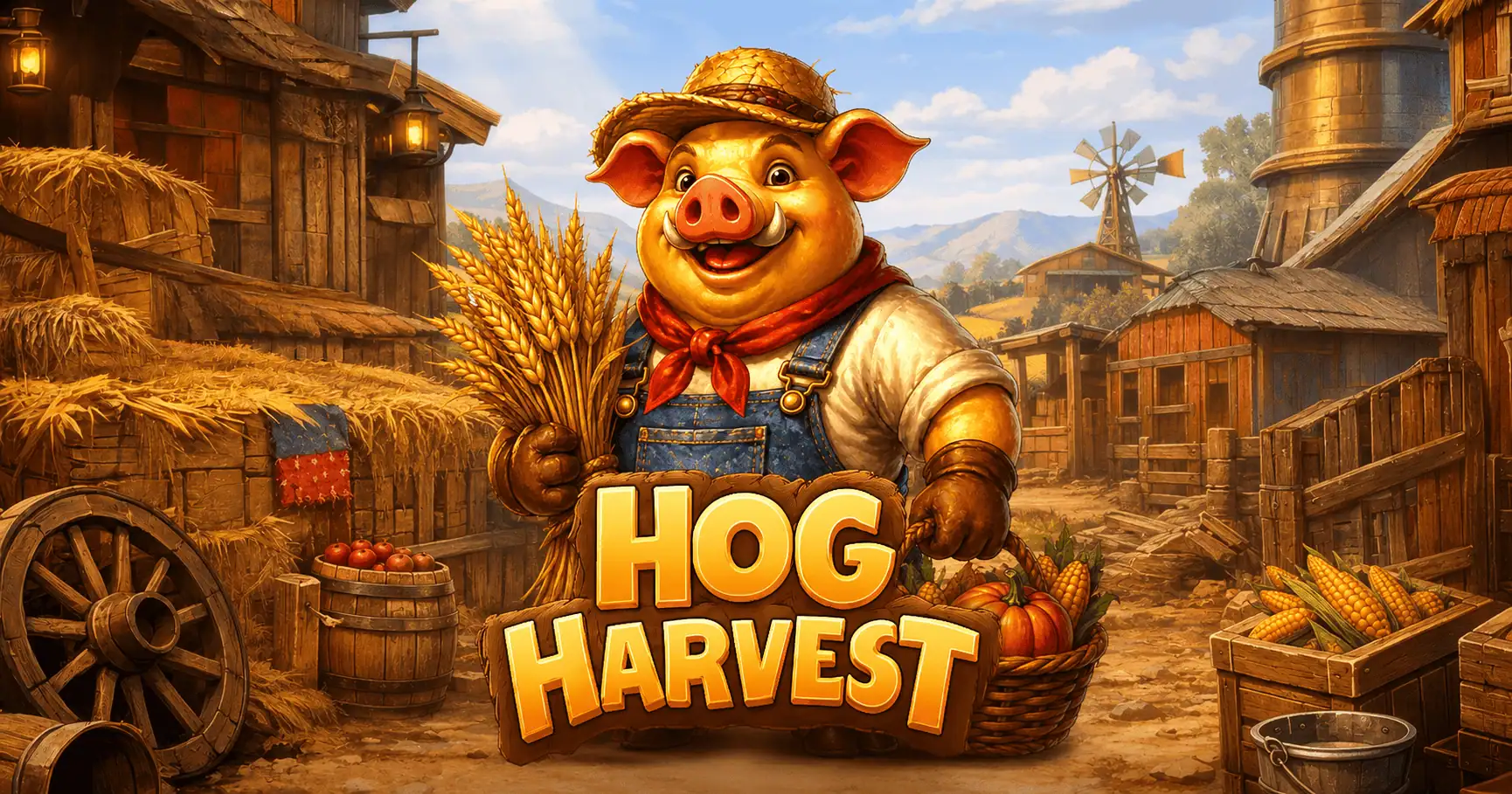 Hog Harvest Slot by 18 Gaming Demo slot cover image