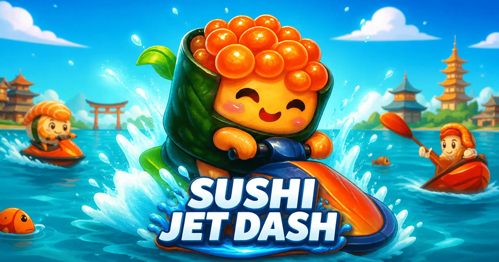 Sushi Jet Dash Slot Demo by 18 Gaming slot cover image