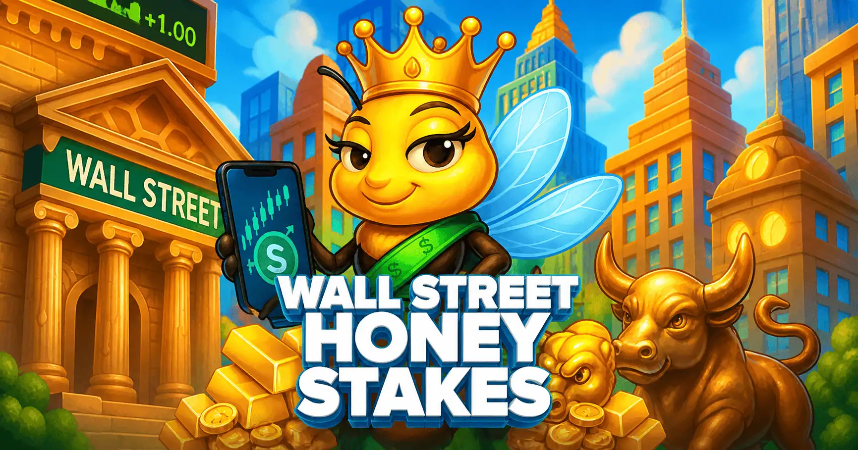 Wall Street Honey Stakes Slot by 18 Gaming Demo slot cover image