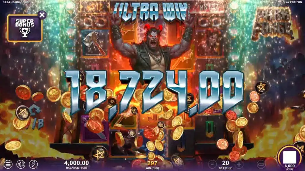 Dark Forge slot big win