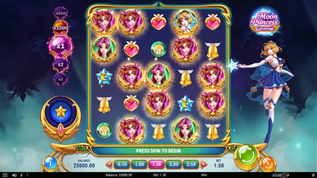 Moon Princess Extreme slot game preview