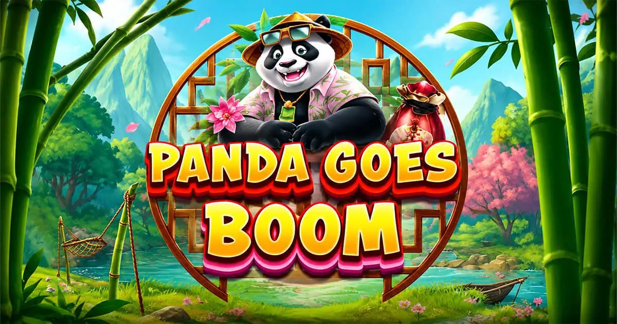 Panda Goes Boom Slot by Red Tiger Free Play slot cover image