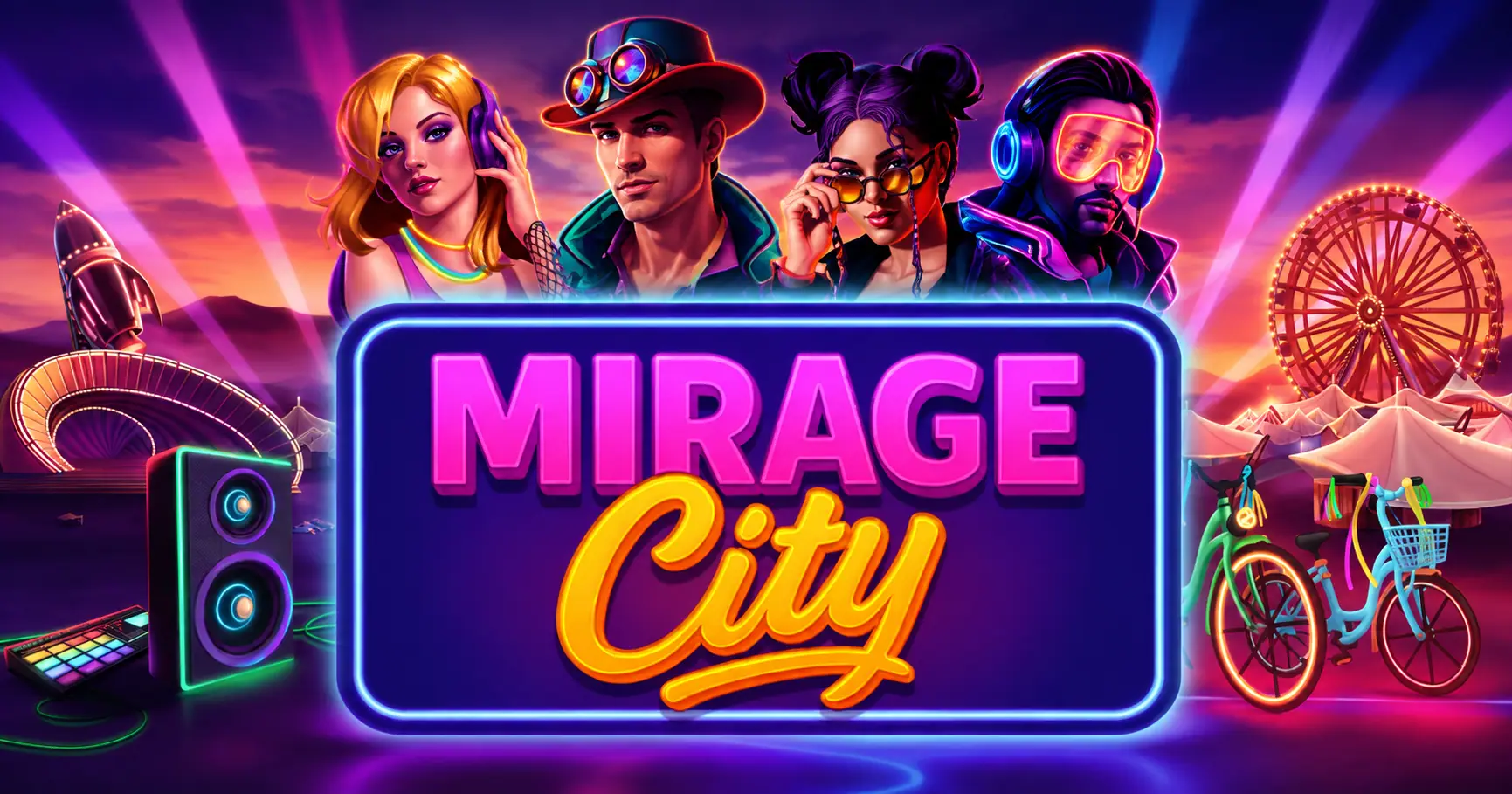 Mirage City Slot by Ace Roll Demo slot cover image