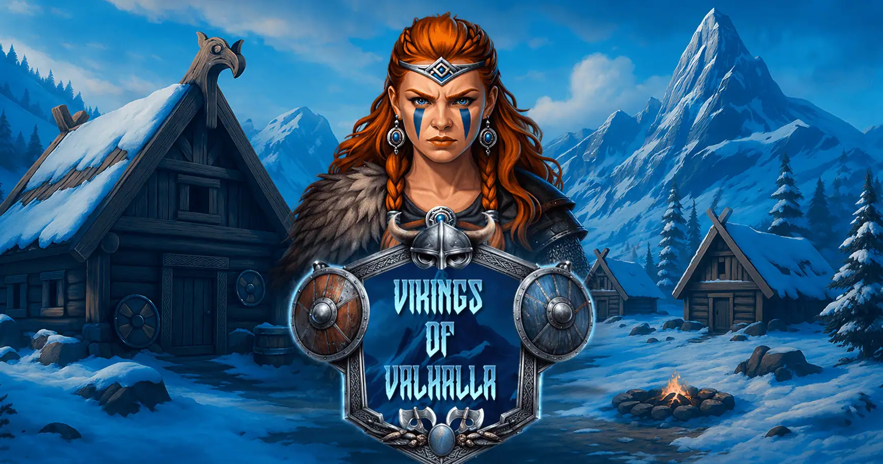 Vikings of Valhalla Slot by Baron Gaming Demo slot cover image