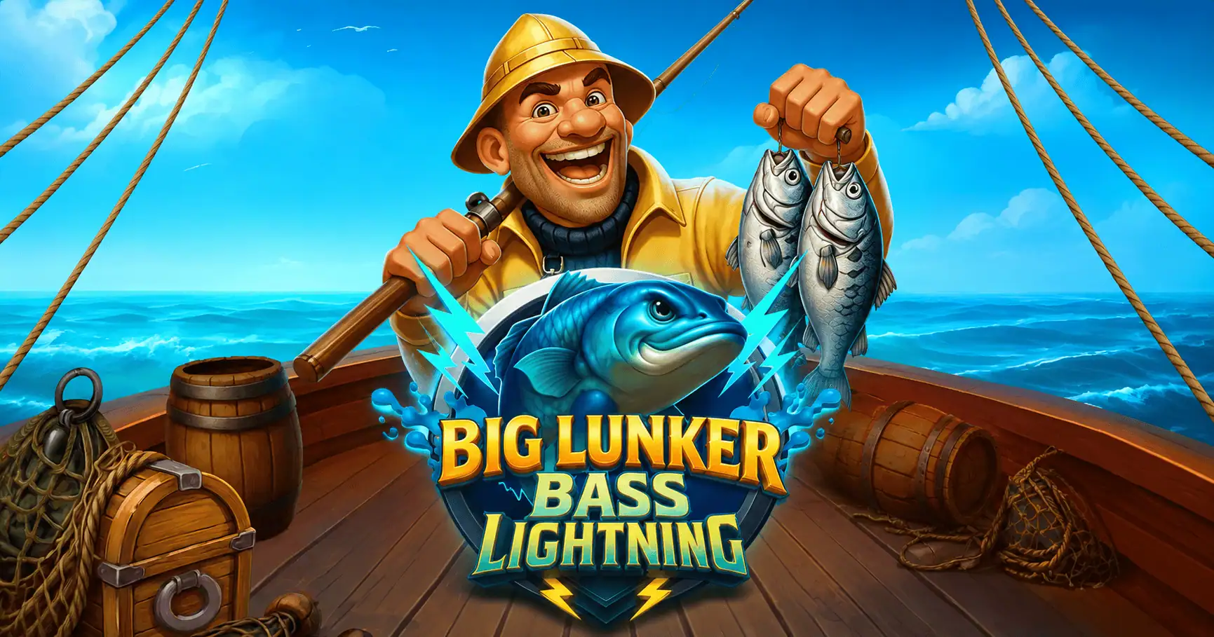 Big Lunker Bass Lightning Slot Demo by Black Coffee Studios slot cover image