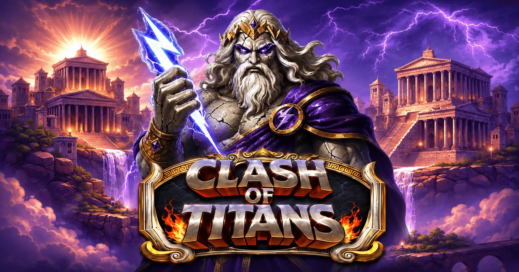 Clash of Titans Slot by Black Coffee Studios Demo slot cover image