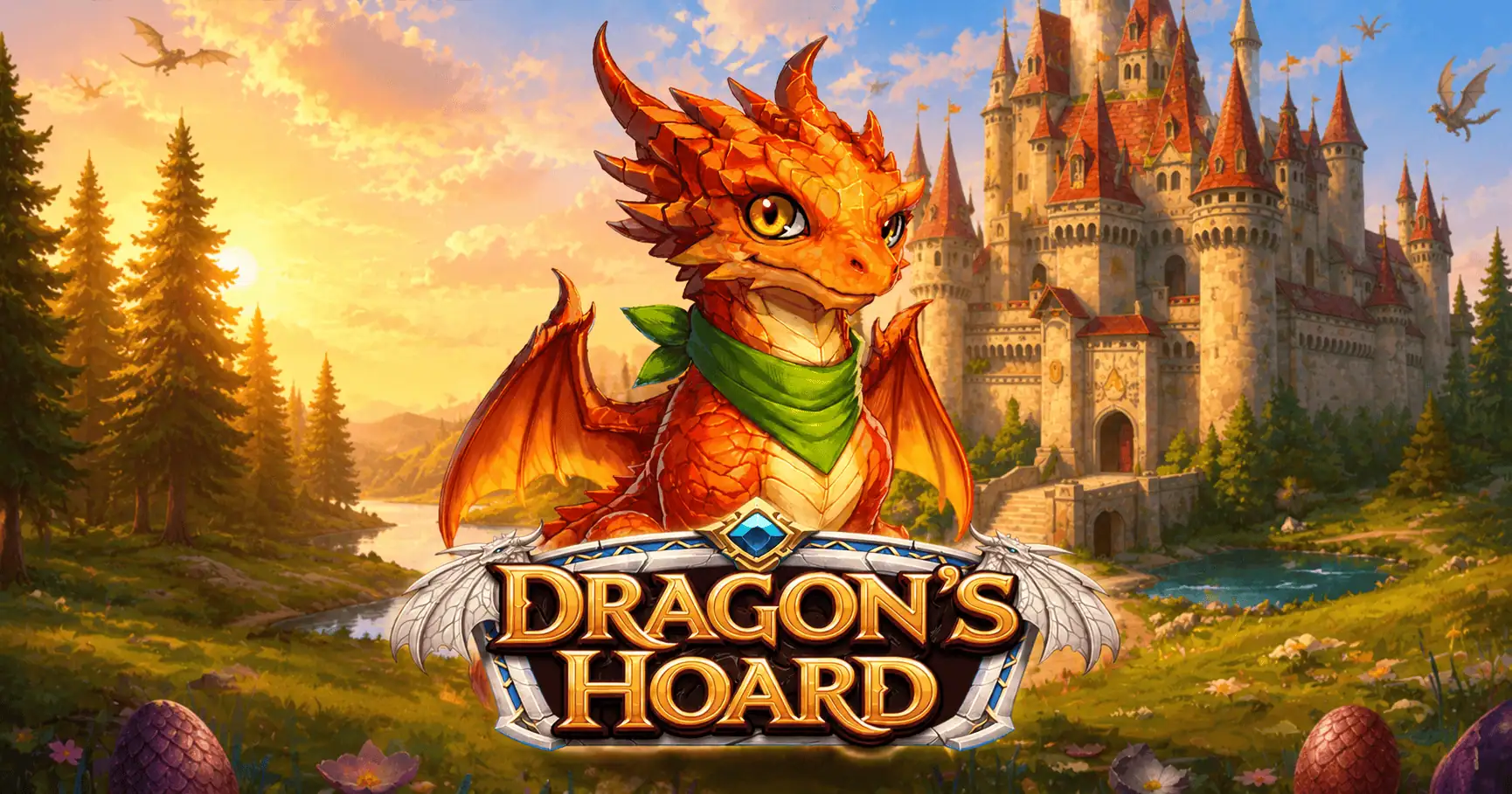 Dragons Hoard Slot by Black Coffee Studios Demo slot cover image