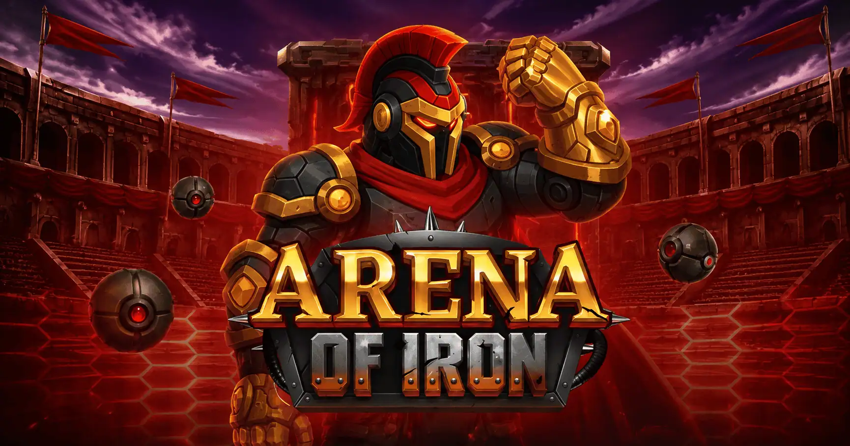 Arena of Iron Slot by Bullshark Games Demo slot cover image