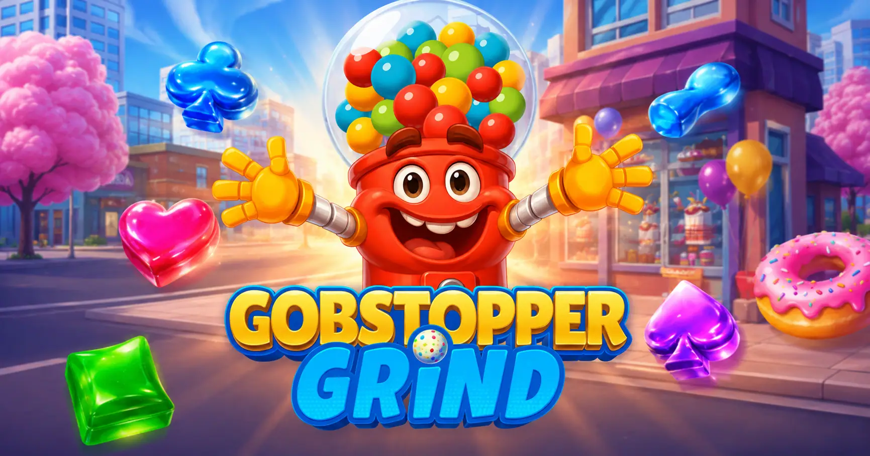 Gobstopper Grind Slot Review by Bullshark Games Free Play slot cover image