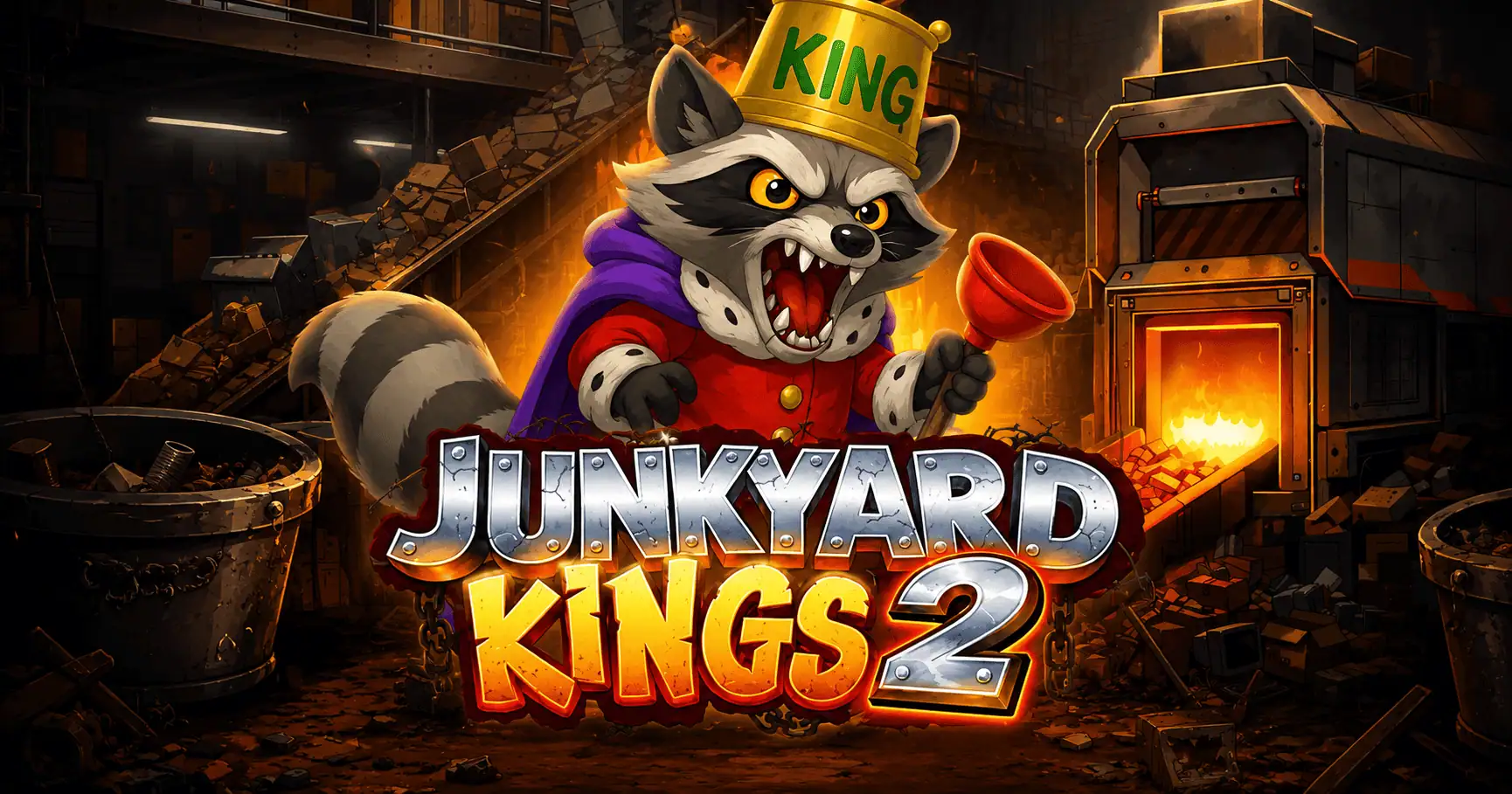 Junkyard Kings 2 Slot Review by Bullshark Games Free Play slot cover image