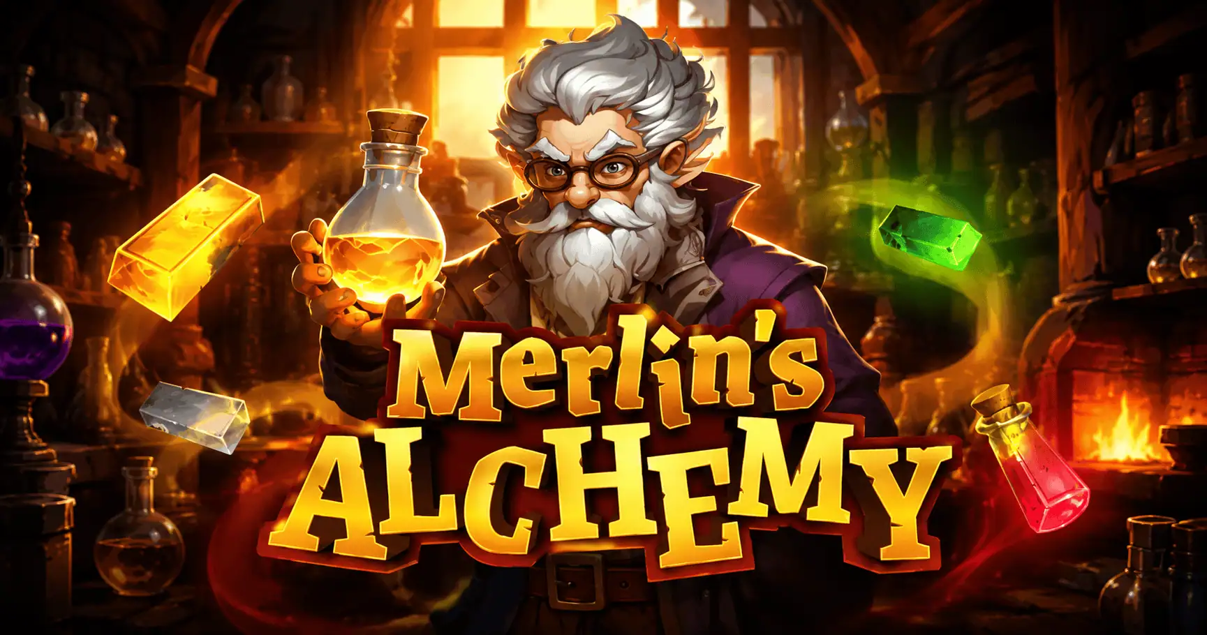 Merlin’s Alchemy Slot by Bullshark Games Demo slot cover image